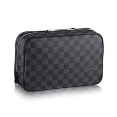 Louis Vuitton N47521 Trousse de Toilette GM Damier Toile Graphite