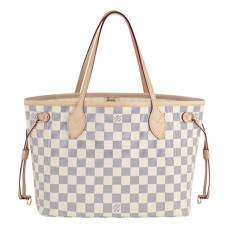 Louis Vuitton N51110 Neverfull PM Sac Bandoulière Damier Azur Toile