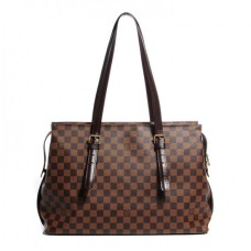 Louis Vuitton N51119 Chelsea Sac à Bandoulière Damier Ebene Toile