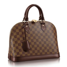 Louis Vuitton N53151 Alma PM Tote Bag Damier Ebene Toile