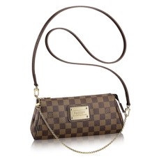 Louis Vuitton N55213 Pochette Eva Damier Ebene Toile