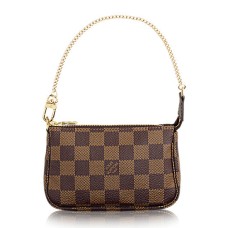 Louis Vuitton N58009 Mini Pochette Accessoires Damier Ebene Toile