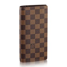 Louis Vuitton N60017 Brazza Portefeuille Damier Ebene Toile