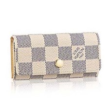 Louis Vuitton N60020 Porte Clés Damier Azur Toile