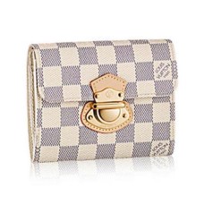 Louis Vuitton N60030 Joey Portefeuille Damier Azur Toile
