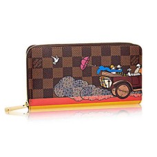 Louis Vuitton N61240 Portefeuille Zippy Evasion Damier Ebene Toile