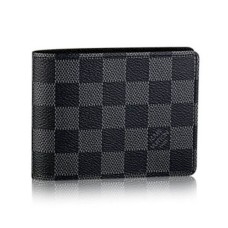 Louis Vuitton N62663 Multiple Wallet Damier Toile Graphite