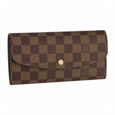 Louis Vuitton N63019 Emilie Portefeuille Damier Ebene Toile
