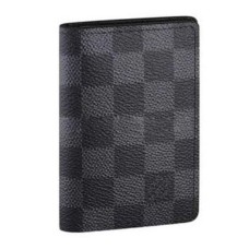 Louis Vuitton N63075 Pocket Organizer Damier Graphite Canvas