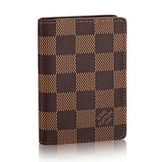 Organisateur de poche Louis Vuitton N63145 Toile Damier Ebene