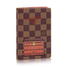 Louis Vuitton N63189 Passeport Couverture Damier Ebene Toile