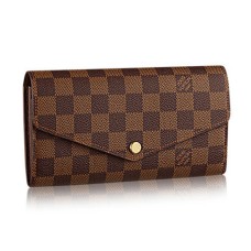 Louis Vuitton N63209 Sarah Portefeuille Damier Ebene Toile