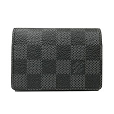 Louis Vuitton N63338 Enveloppe Carte De Visite Toile Damier Graphite