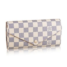 Louis Vuitton N63545 Portefeuille Joséphine Damier Azur Toile