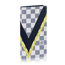 Louis Vuitton N64007 Brazza Portefeuille Damier Azur Toile